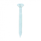 No10x2 Pozi Countersunk Twin Threaded Woodscrew Zinc Plated Pack 200