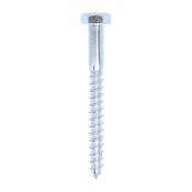 10x100 Coachscrew DIN 571 Zinc Plated Pack 50