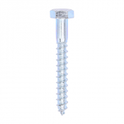 10x80 Coachscrew DIN 571 Zinc Plated Pack 50