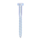 8x75 Coachscrew DIN 571 Zinc Plated Pack 100