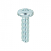 M6x20 Pozi Pan Screw DIN 7985 Zinc Plated Pack 100