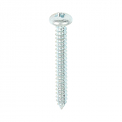 No10x11/2 Pozi Pan Ab Point Self Tapping Screw DIN 7981CZ Zinc Plated Pack 200