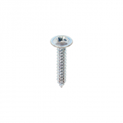 No6x3/4 Pozi Flange Ab Point Self Tapping Screw DIN 4174CZ Zinc Plated Pack 200