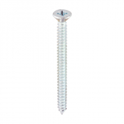 No8x2 Pozi Countersunk Ab Point Self Tapping Screw DIN 7982CZ Zinc Plated Pack 200