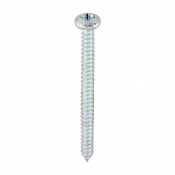 No8x2 Pozi Pan Ab Point Self Tapping Screw DIN 7981CZ Zinc Plated Pack 200