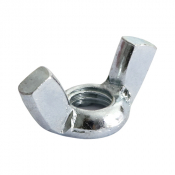M12 Wing Nut DIN 315 Zinc Plated Pack 100
