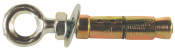 M10 Eye Shield Anchor Zinc & Yellow Plated Pack 10