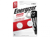 CR2025 3V, 20mm Lithium Battery Energizer Pack 2