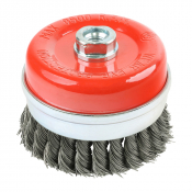 100mm (M14x0.5) Angle Grinder Twisted Knot Steel Wire Cup Brush