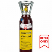 Hobbyweld Acetylene Plus (Medium) Cylinder UN 1001 Class 2.1 Refill
