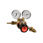 Single Stage Acetylene Regulator 2 Gauge 25 Bar, 1.5 Bar Outlet Side Entry