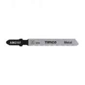 Jigsaw Blade Metal T118G Fine/Medium Straight Cut 0.5-1.5mm Pack 5