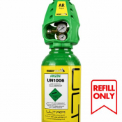 Hobbyweld Argon Ultra (Large) Cylinder UN 1006 Class 2.2 Refill