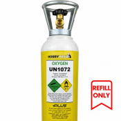Hobbyweld Oxygen Plus (Medium) Cylinder UN 1072 Class 2.2 Refill