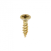3.5x16 Pozi Countersunk Multi Purpose Screw Zinc & Yellow Plated Timco C2 Range Pack 200