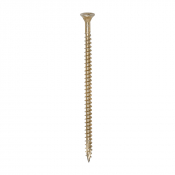 4.0x80 Pozi Countersunk Multi Purpose Screw Zinc & Yellow Plated Timco C2 Range Pack 400