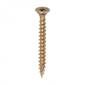 5.0x50 Pozi Countersunk Multi Purpose Screw Zinc & Yellow Plated Timco C2 Range Pack 600