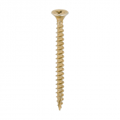 5.0x60 Pozi Countersunk Multi Purpose Screw Zinc & Yellow Plated Timco C2 Range Pack 400