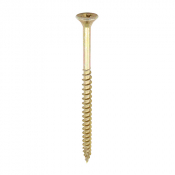 6.0x100 Pozi Countersunk Multi Purpose Screw Zinc & Yellow Plated Timco C2 Range Pack 225