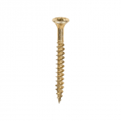 4.0x40 Torx Countersunk Multi Purpose Clamp Screw Zinc & Yellow Plated Timco C2 Range Pack 200