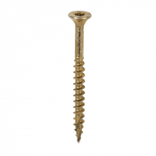 4.0x45 Torx Countersunk Multi Purpose Clamp Screw Zinc & Yellow Plated Timco C2 Range Pack 200