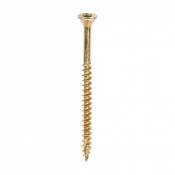 4.0x60 Torx Countersunk Multi Purpose Clamp Screw Zinc & Yellow Plated Timco C2 Range Pack 200