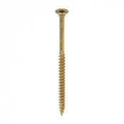 4.5x80 Torx Countersunk Multi Purpose Clamp Screw Zinc & Yellow Plated Timco C2 Range Pack 200