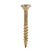 6.0x50 Torx Countersunk Multi Purpose Clamp Screw Zinc & Yellow Plated Timco C2 Range Pack 200