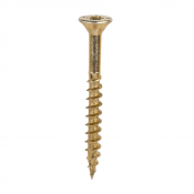 6.0x60 Torx Countersunk Multi Purpose Clamp Screw Zinc & Yellow Plated Timco C2 Range Pack 200