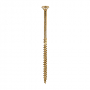 6.0x130 Torx Countersunk Multi Purpose Clamp Screw Zinc & Yellow Plated Timco C2 Range Pack 100