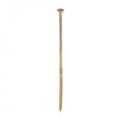 6.0x180 Torx Countersunk Multi Purpose Clamp Screw Zinc & Yellow Plated Timco C2 Range Pack 100