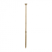 6.0x200 Torx Countersunk Multi Purpose Clamp Screw Zinc & Yellow Plated Timco C2 Range Pack 100