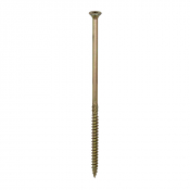 8.0x200 Torx Countersunk Multi Purpose Clamp Screw Zinc & Yellow Plated Timco C2 Range Pack 50