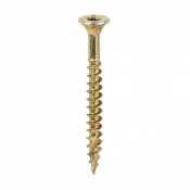 4.0x40 Torx Countersunk Multi Purpose Clamp Screw Zinc & Yellow Plated Timco C2 Range Pack 1200