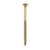 5.0x80 Torx Countersunk Multi Purpose Clamp Screw Zinc & Yellow Plated Timco C2 Range Pack 350