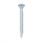5.0x50 Pozi Countersunk External Multi Purpose Silver Screw Timco C2 Range Pack 200