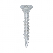 6.0x40 Pozi Countersunk External Multi Purpose Silver Screw Timco C2 Range Pack 200