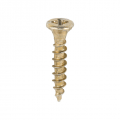 3.5x20 Pozi Countersunk Multi Purpose Screw Zinc & Yellow Plated Timco Velocity Range Pack 200