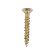 3.5x25 Pozi Countersunk Multi Purpose Screw Zinc & Yellow Plated Timco Velocity Range Pack 200