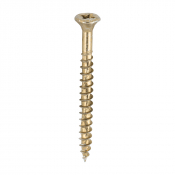 3.5x40 Pozi Countersunk Multi Purpose Screw Zinc & Yellow Plated Timco Velocity Range Pack 200