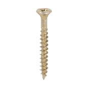 4.5x40 Pozi Countersunk Multi Purpose Screw Zinc & Yellow Plated Timco Velocity Range Pack 200