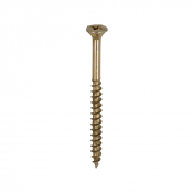 6.0x80 Pozi Countersunk Multi Purpose Screw Zinc & Yellow Plated Timco Velocity Range Pack 200