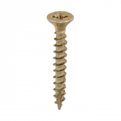 5.0x60 Pozi Countersunk Multi Purpose Screw Zinc & Yellow Plated Timco Velocity Range Pack 1000