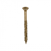 5.0x60 Pozi Countersunk Multi Purpose Screw Zinc & Yellow Plated Timco Velocity Range Pack 400