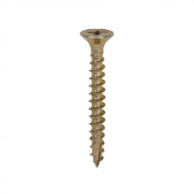 3.0x25 Pozi Countersunk Multi Purpose Screw Zinc & Yellow Plated Timco Classic Range Pack 200