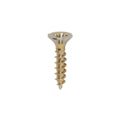 3.5x16 Pozi Countersunk Multi Purpose Screw Zinc & Yellow Plated Timco Classic Range Pack 200