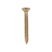 3.5x30 Pozi Countersunk Multi Purpose Screw Zinc & Yellow Plated Timco Classic Range Pack 200