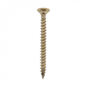 3.5x40 Pozi Countersunk Multi Purpose Screw Zinc & Yellow Plated Timco Classic Range Pack 200