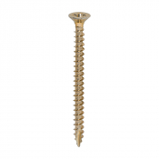 3.5x45 Pozi Countersunk Multi Purpose Screw Zinc & Yellow Plated Timco Classic Range Pack 200