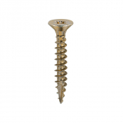 4.5x30 Pozi Countersunk Multi Purpose Screw Zinc & Yellow Plated Timco Classic Range Pack 200